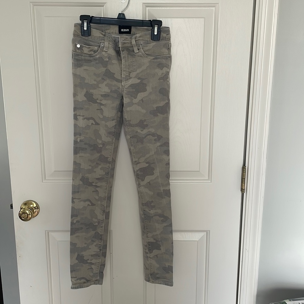 Hudson camo skinny jeans